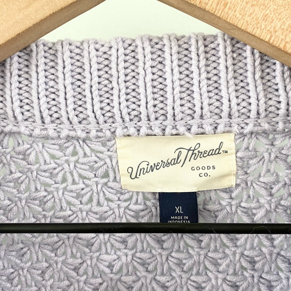 Universal Thread Lilac Textured Sweater - Picture 6 of 7